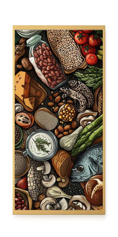 Whole Food Ingredients Canvas Print