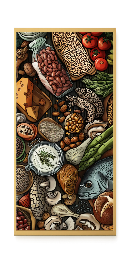 Whole Food Ingredients Canvas Print