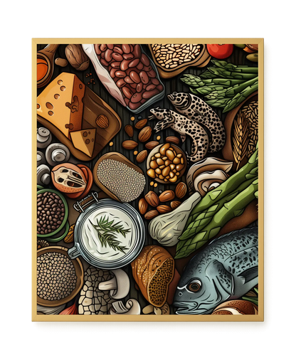 Whole Food Ingredients Canvas Print