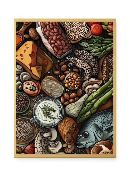Whole Food Ingredients Canvas Print