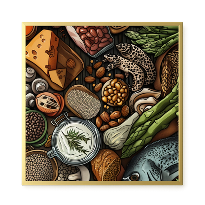 Whole Food Ingredients Canvas Print