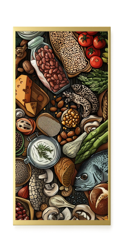 Whole Food Ingredients Canvas Print