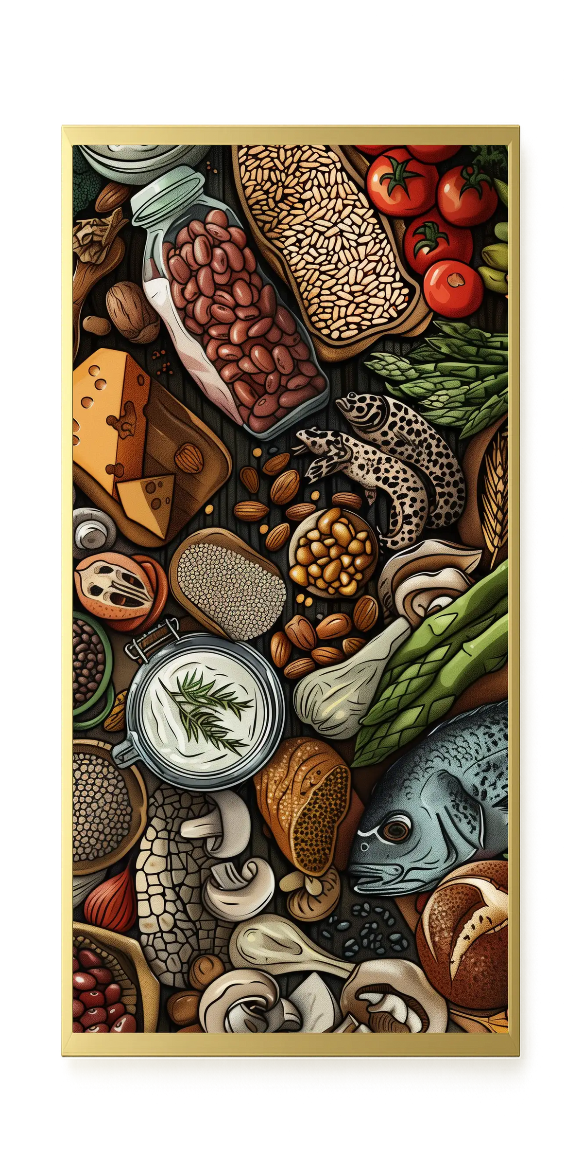 Whole Food Ingredients Canvas Print