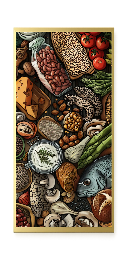 Whole Food Ingredients Canvas Print