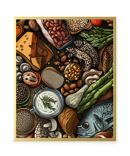 Whole Food Ingredients Canvas Print