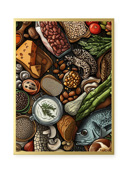 Whole Food Ingredients Canvas Print