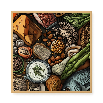 Whole Food Ingredients Canvas Print