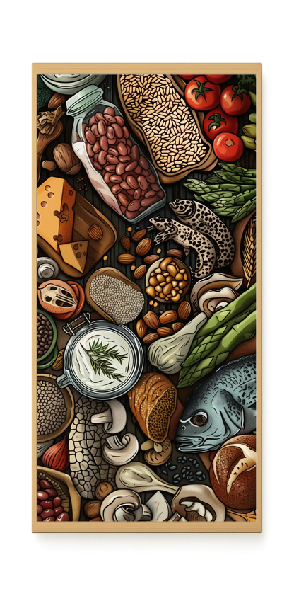 Whole Food Ingredients Canvas Print