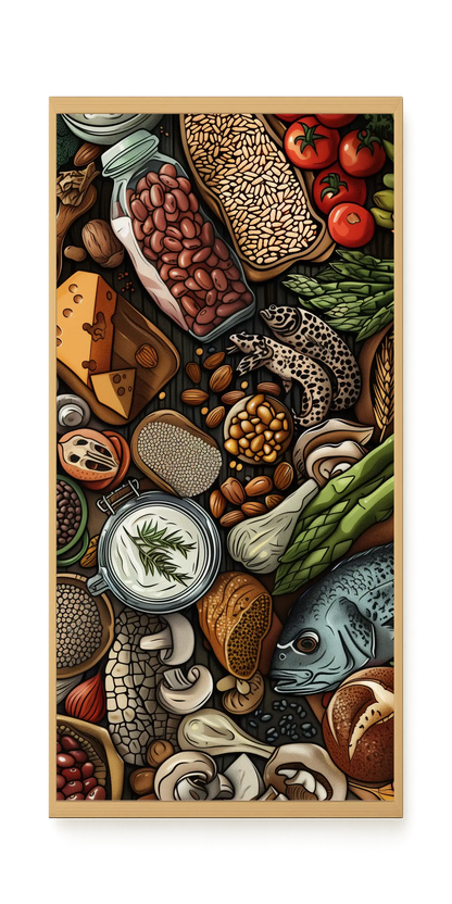 Whole Food Ingredients Canvas Print