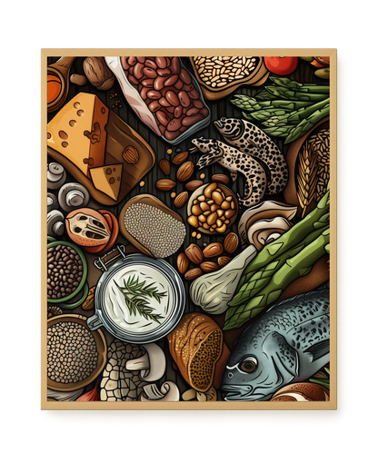 Whole Food Ingredients Canvas Print