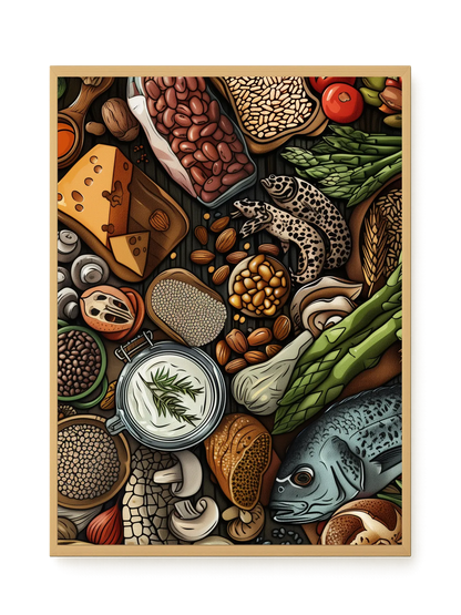Whole Food Ingredients Canvas Print