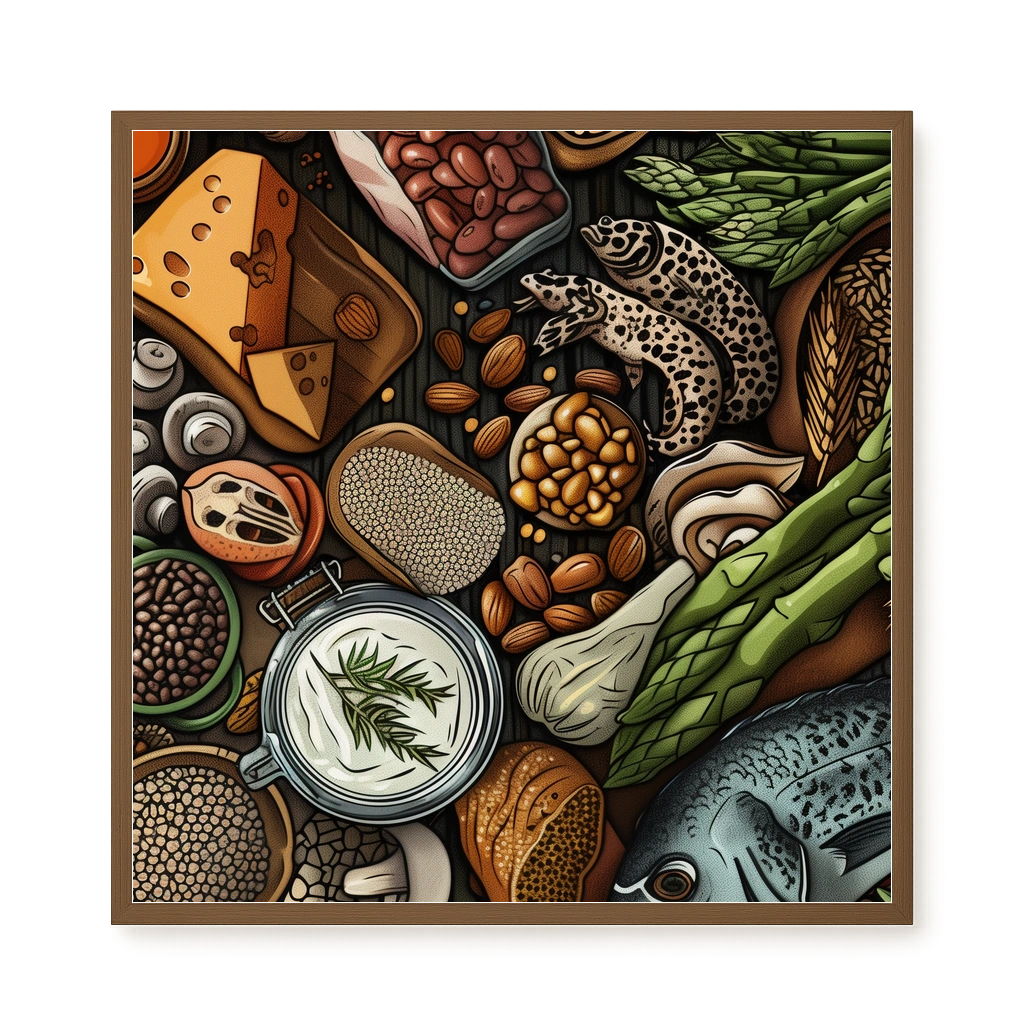 Whole Food Ingredients Canvas Print