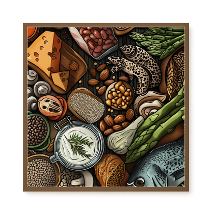 Whole Food Ingredients Canvas Print