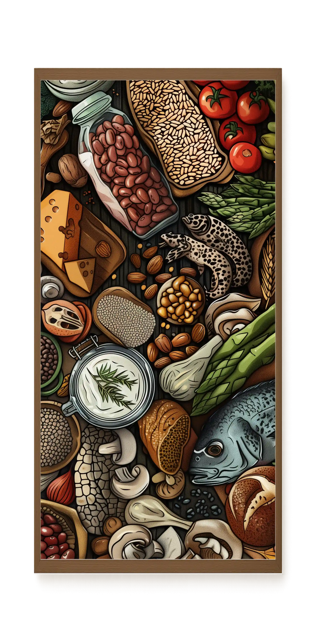 Whole Food Ingredients Canvas Print