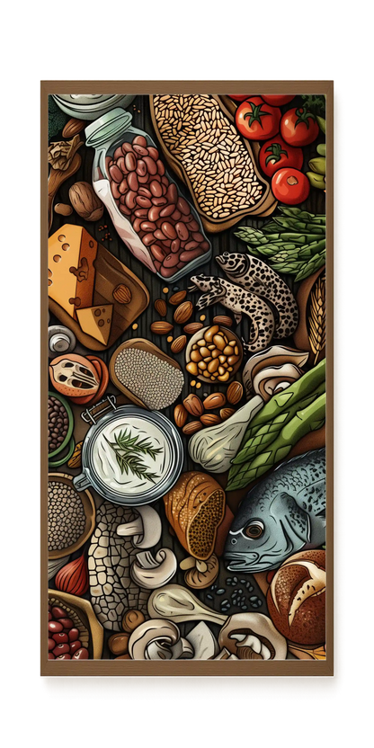 Whole Food Ingredients Canvas Print