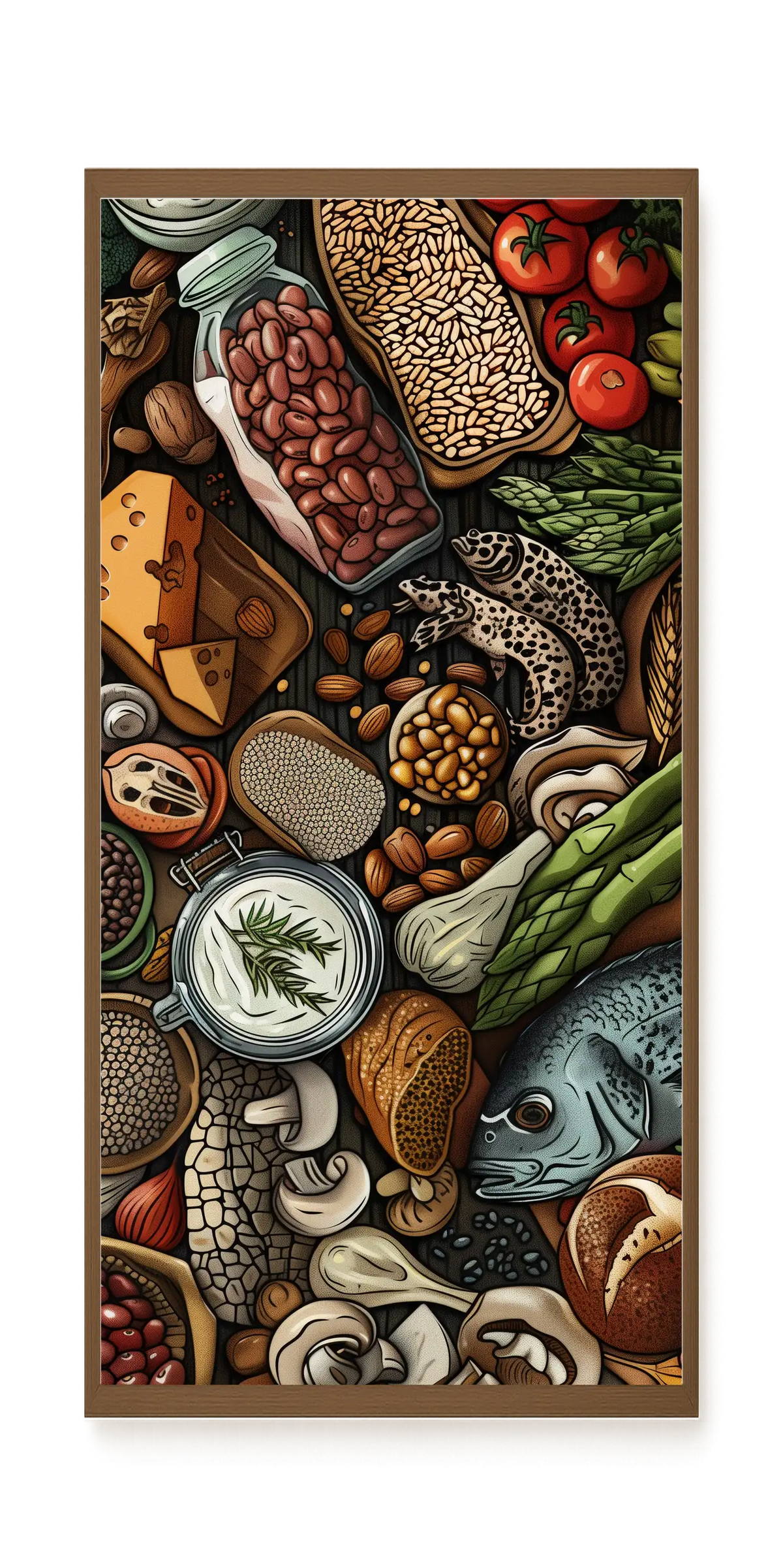 Whole Food Ingredients Canvas Print