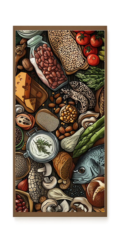 Whole Food Ingredients Canvas Print