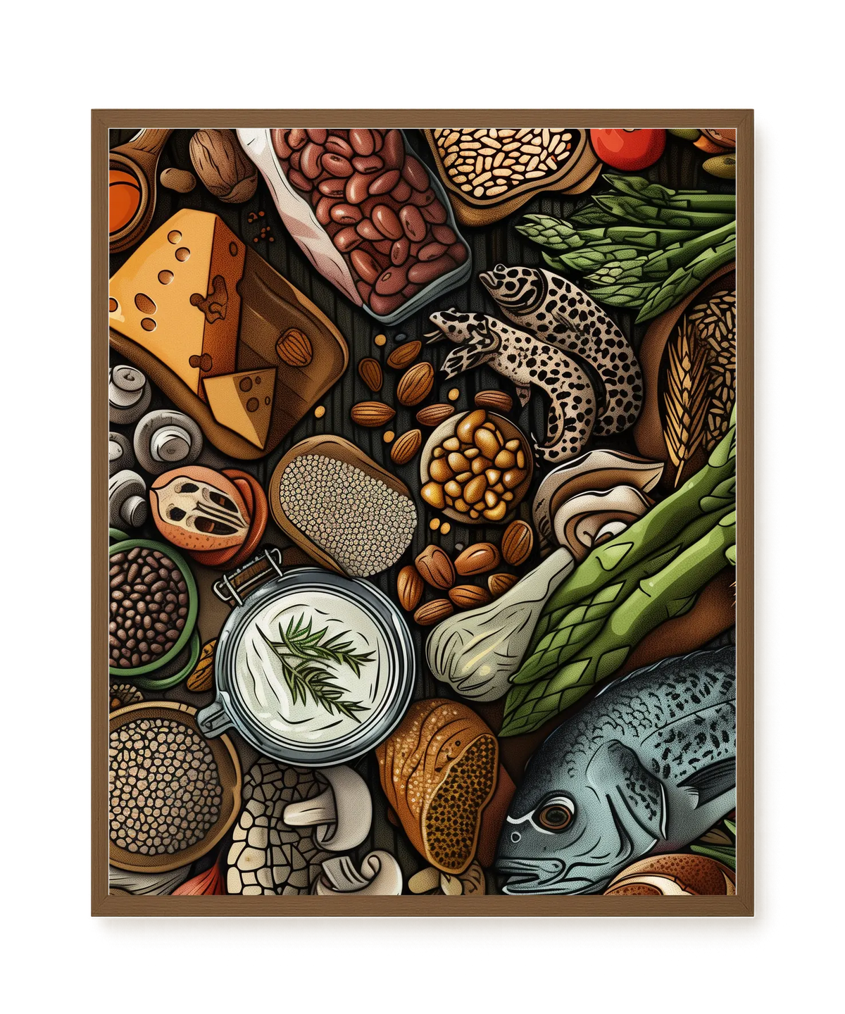 Whole Food Ingredients Canvas Print
