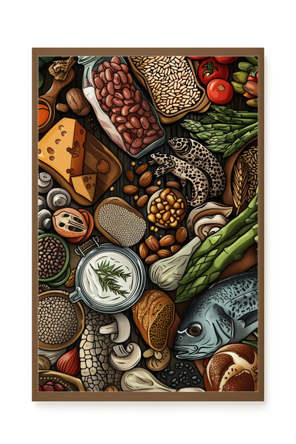 Whole Food Ingredients Canvas Print
