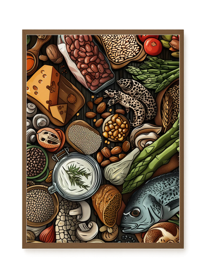 Whole Food Ingredients Canvas Print