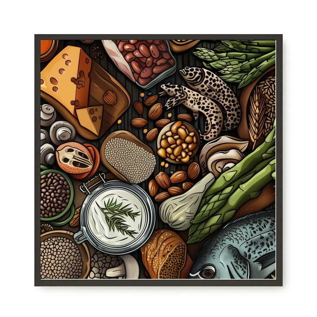 Whole Food Ingredients Canvas Print