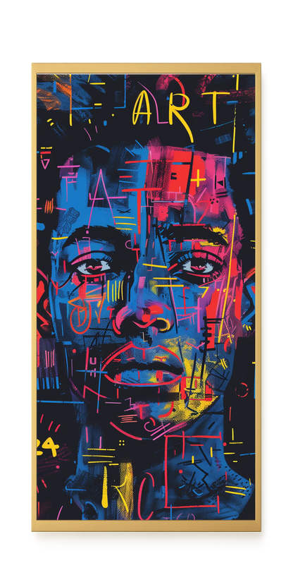 Contemporary Artistic Portrait Canvas Wall Art
