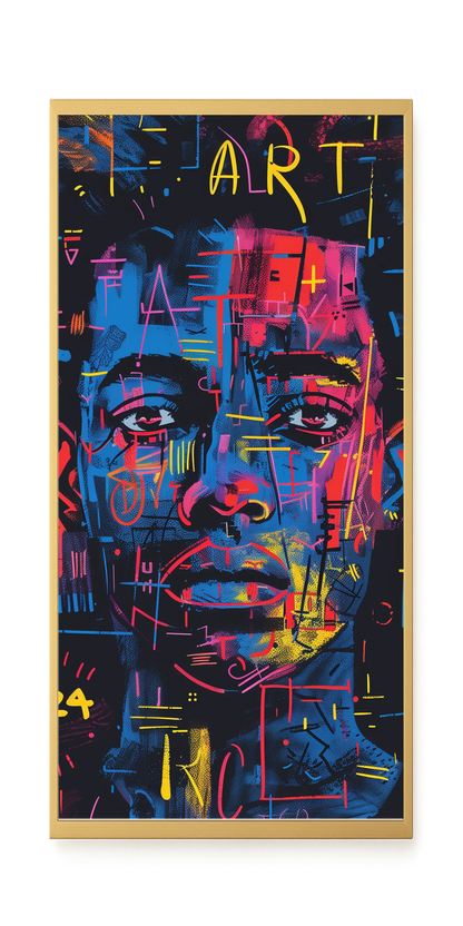 Contemporary Artistic Portrait Canvas Wall Art