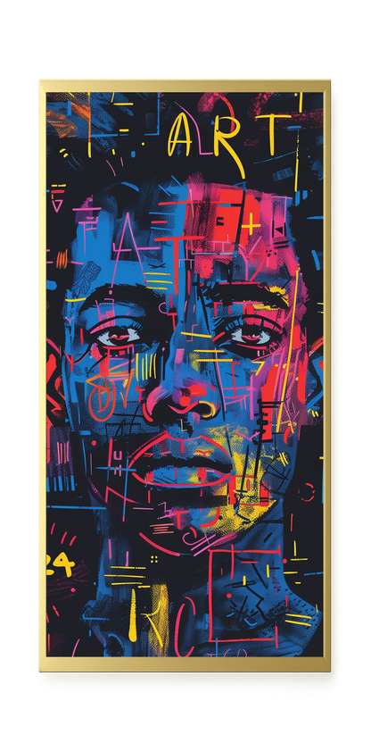 Contemporary Artistic Portrait Canvas Wall Art