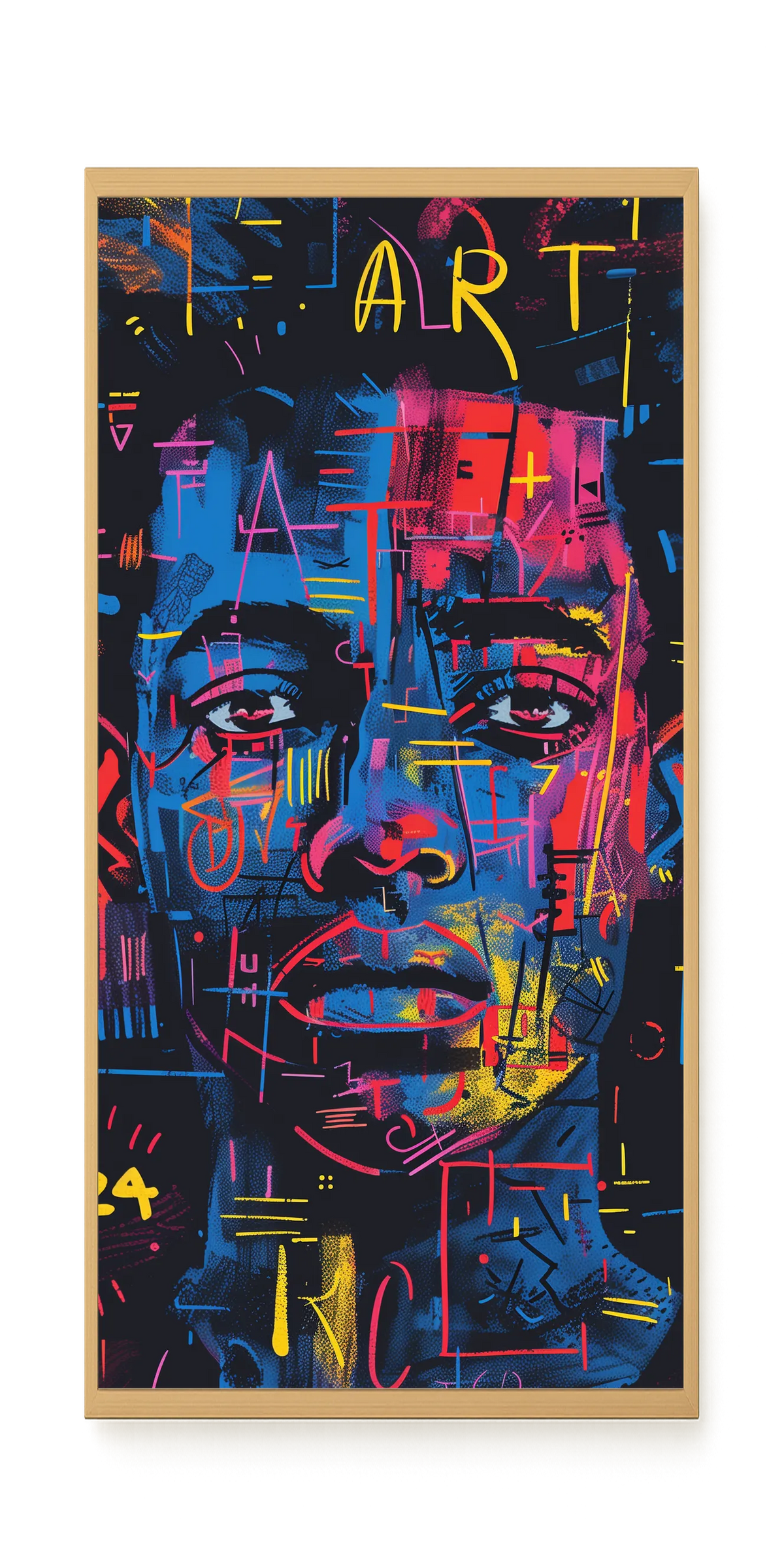 Contemporary Artistic Portrait Canvas Wall Art