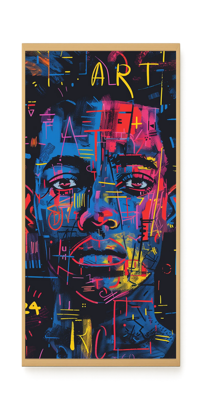 Contemporary Artistic Portrait Canvas Wall Art