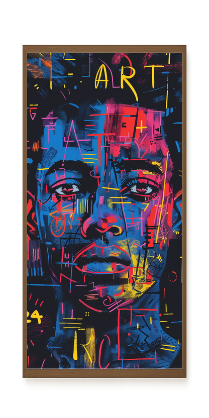 Contemporary Artistic Portrait Canvas Wall Art