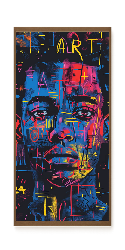 Contemporary Artistic Portrait Canvas Wall Art