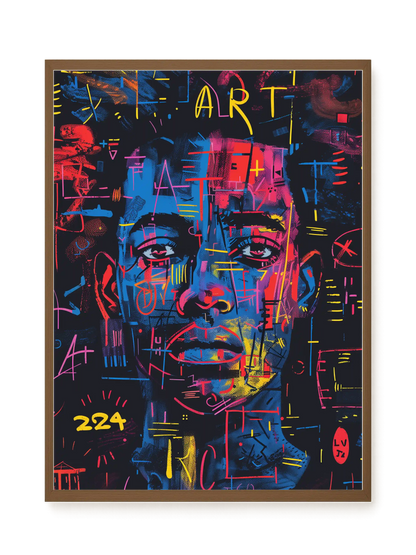 Contemporary Artistic Portrait Canvas Wall Art