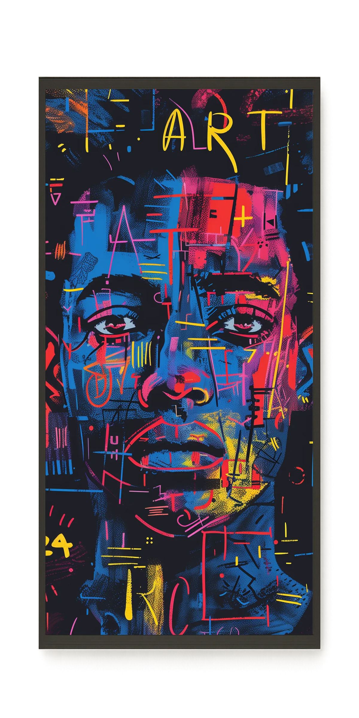 Contemporary Artistic Portrait Canvas Wall Art