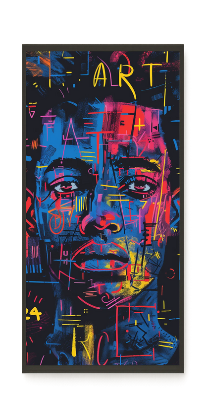 Contemporary Artistic Portrait Canvas Wall Art