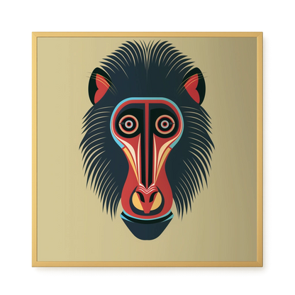 Tribal Artistic Mask Canvas Wall Art