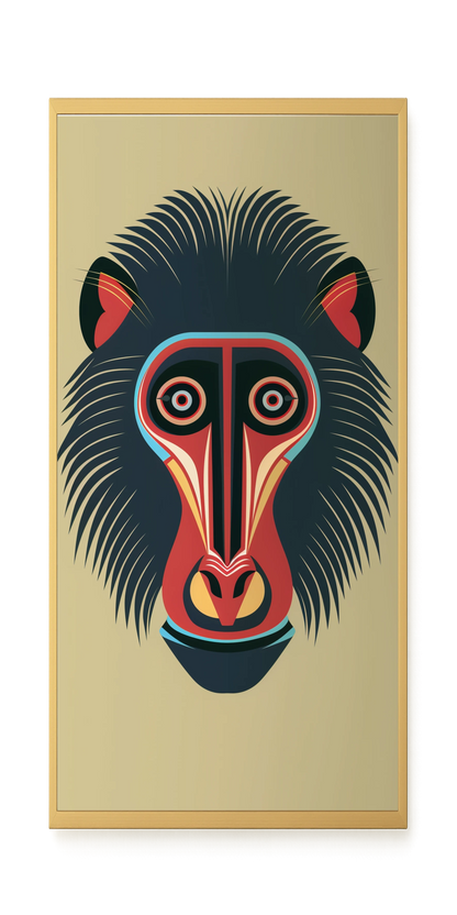 Tribal Artistic Mask Canvas Wall Art