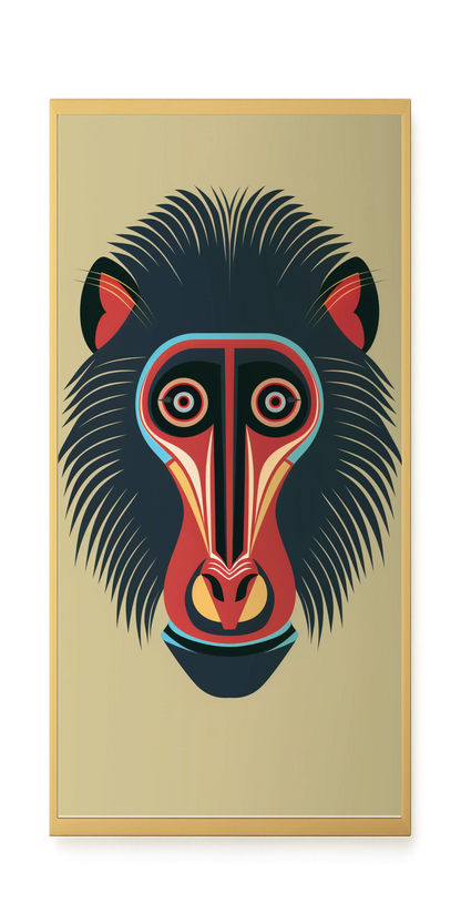 Tribal Artistic Mask Canvas Wall Art