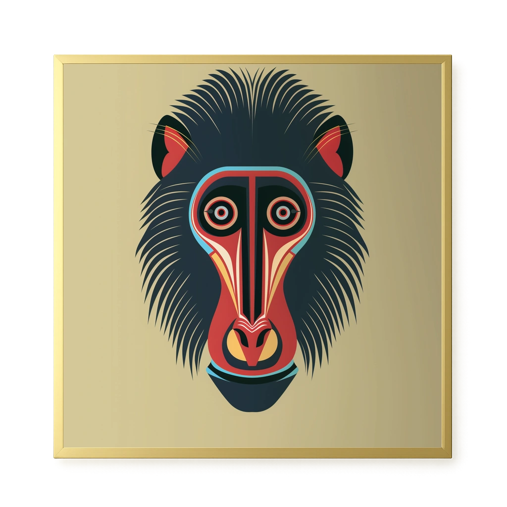 Tribal Artistic Mask Canvas Wall Art
