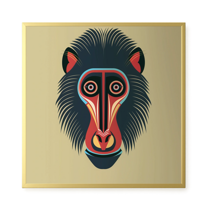 Tribal Artistic Mask Canvas Wall Art