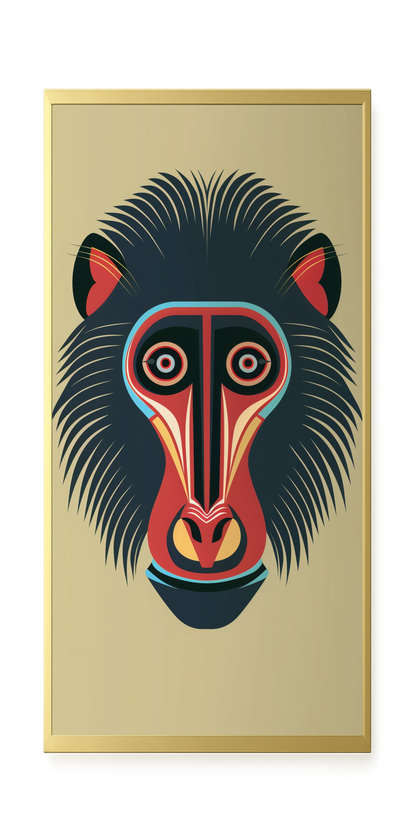 Tribal Artistic Mask Canvas Wall Art