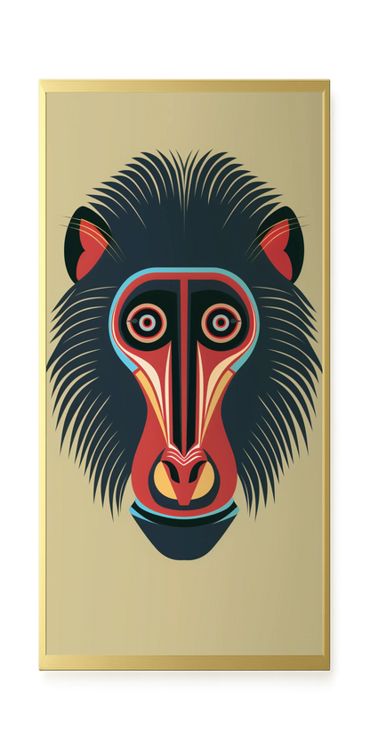 Tribal Artistic Mask Canvas Wall Art