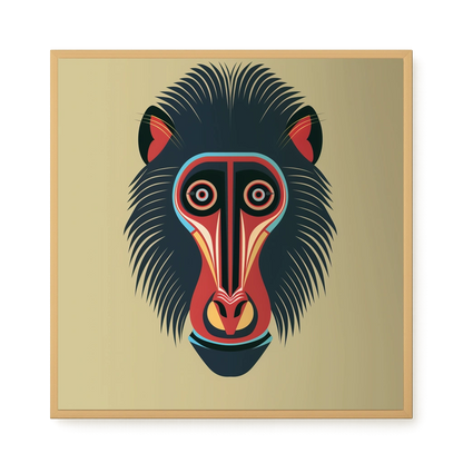 Tribal Artistic Mask Canvas Wall Art