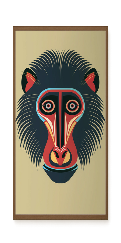 Tribal Artistic Mask Canvas Wall Art