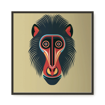 Tribal Artistic Mask Canvas Wall Art