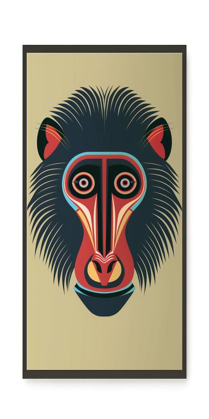 Tribal Artistic Mask Canvas Wall Art