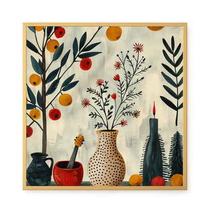 Artistic Still Life Canvas Print