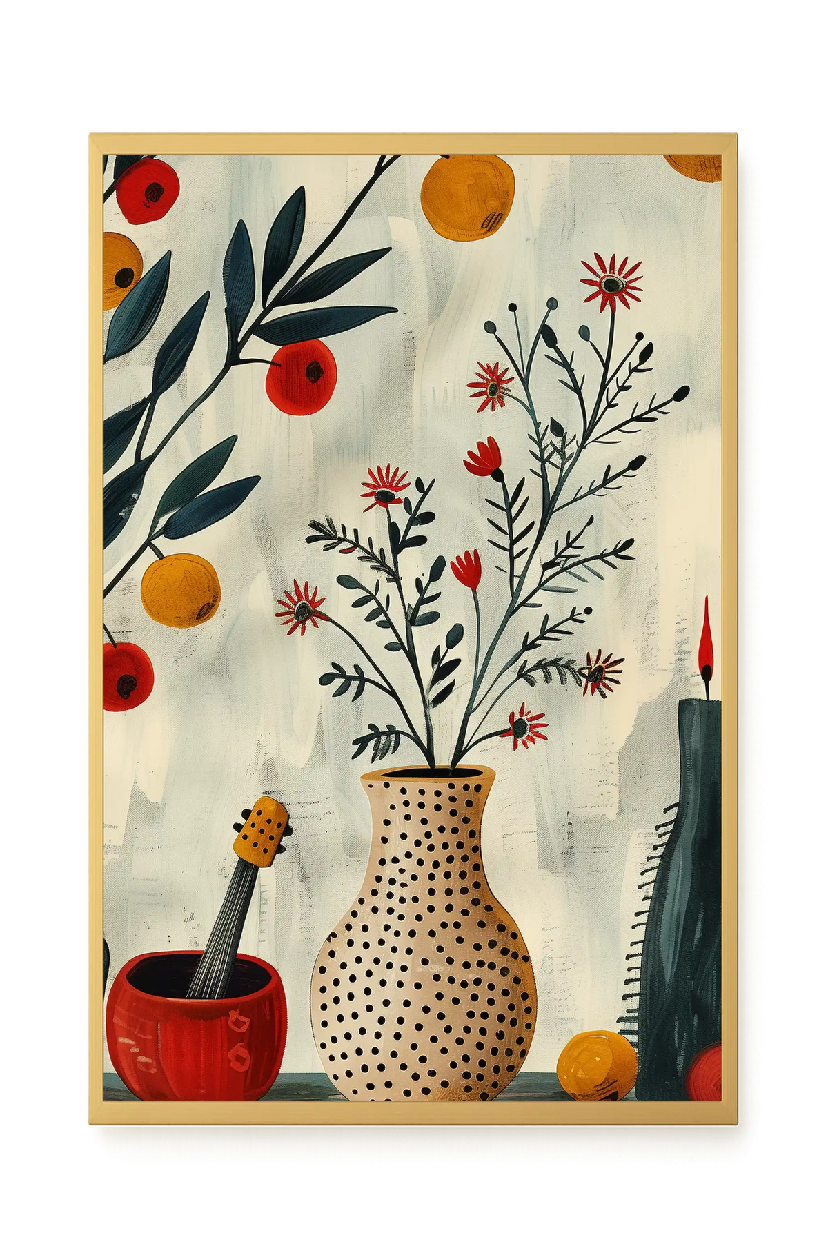 Artistic Still Life Canvas Print