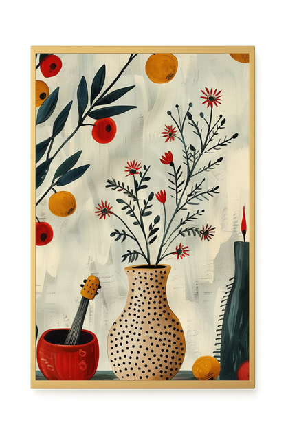 Artistic Still Life Canvas Print
