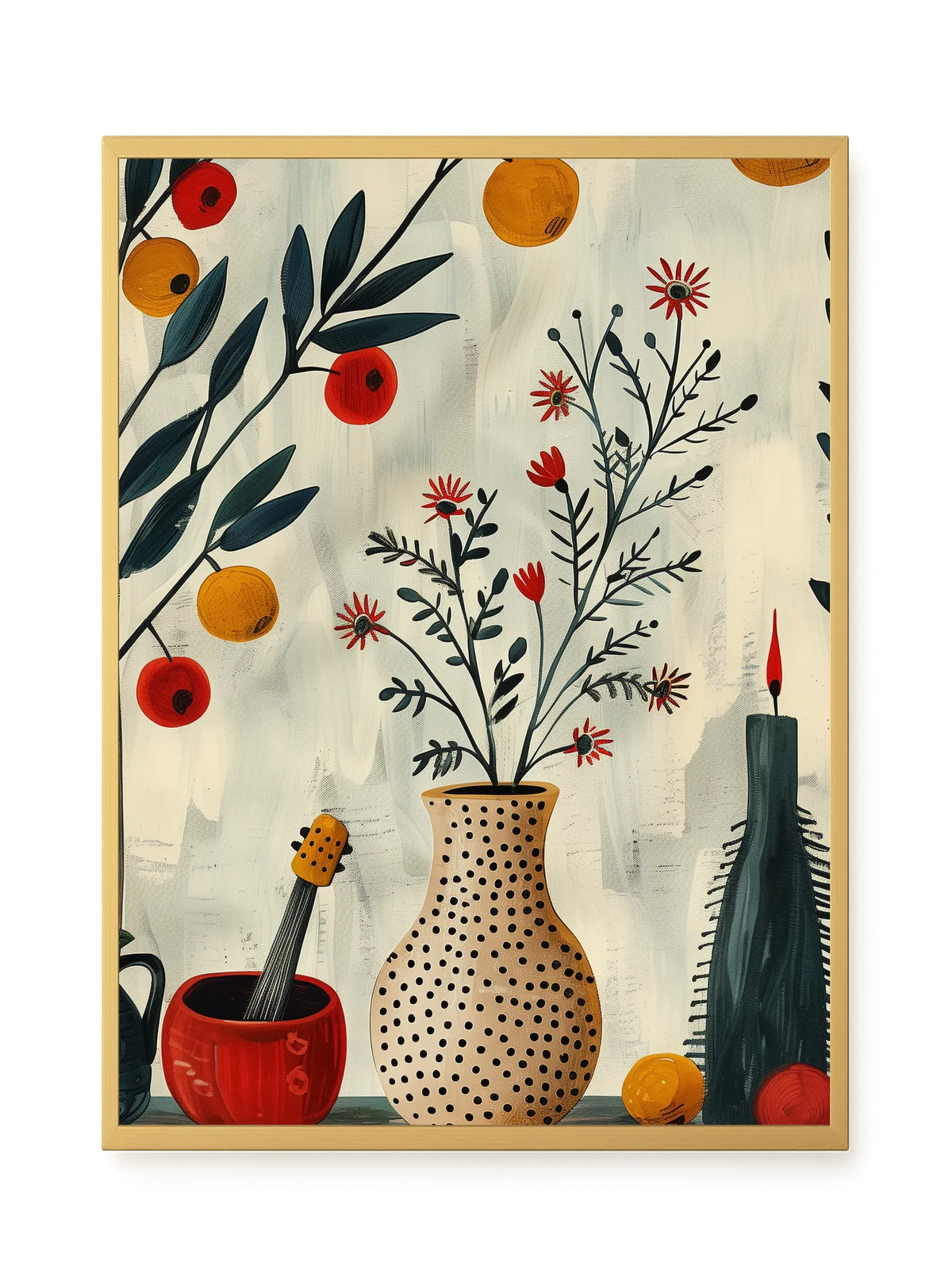 Artistic Still Life Canvas Print